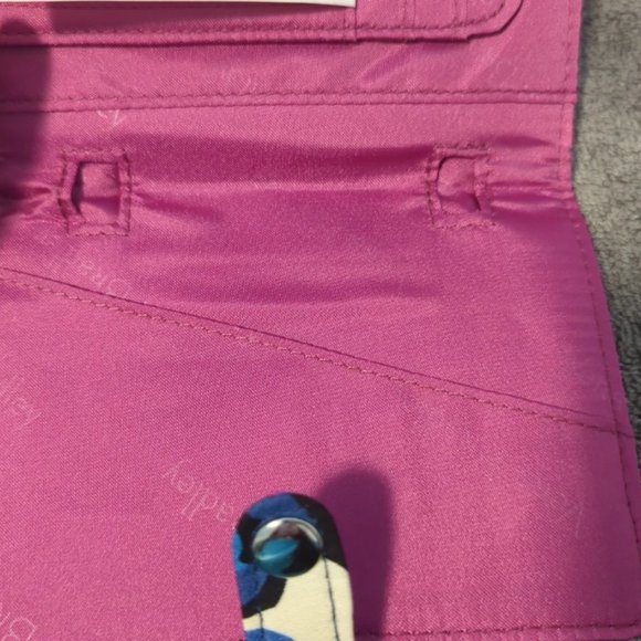 NWT - Vera Bradley Travel Wallet African Violet Blue Passport - Picture 3 of 5